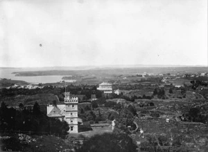 Deveril, Herbert, 1840-1911 :Epsom, Auckland, looking east