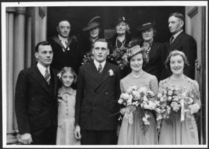 Family group at the Hudson-Rankin Wedding
