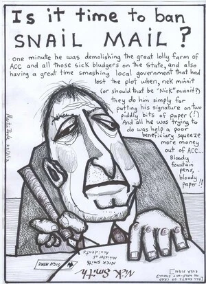 Doyle, Martin, 1956- :'Is it time to ban snail mail?' 26 March 2012