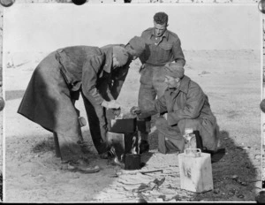 NZ Engineers prepare meal during 2nd Libyan Campaign