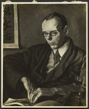 Photograph of painting - Portrait of Professor P. W. Robertson