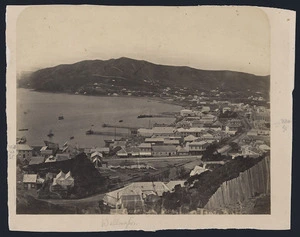 View of Te Aro, Wellington - Photograph taken by Daniel Louis Mundy