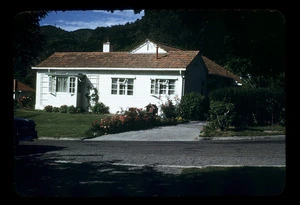 Macallane family house and front garden