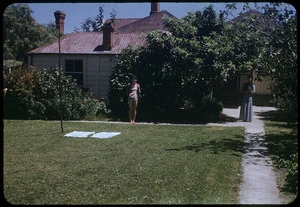 Unidentified house and garden, Auckland