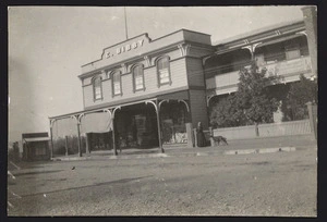 Edward Bibby's general store at Waipawa, Hawke's Bay