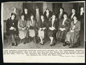 First Women's Institutes Dominion Executive Council