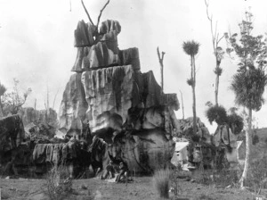Limestone rock formations at Hikurangi, Northland