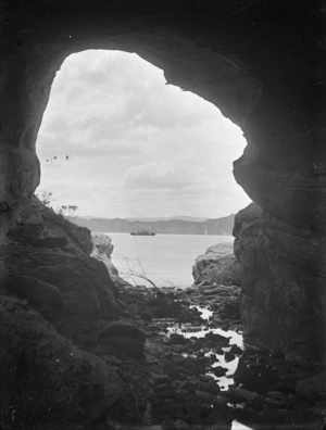 View from "The Hole in the wall", Cook's Cove , Tolaga Bay