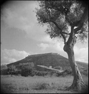 General view of the fortress of Lucera, Italy, World War II - Photograph taken by George Kaye
