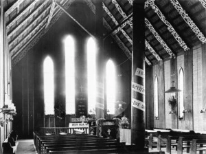 Interior of the Rangiatea Church at Otaki