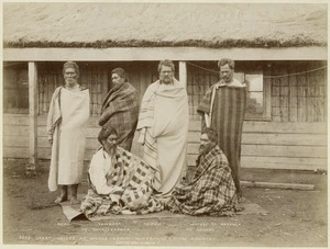 Great chiefs at whare komiti, Haerehuka, King Country