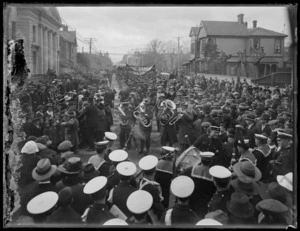 Peace/victory parade after World War I, Christchurch