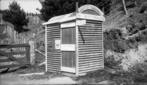The smallest post office in New Zealand, at Wharerata