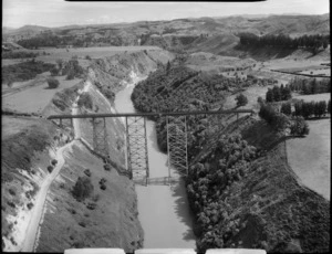 Mohaka railway viaduct over the Mohaka River, Hawke's Bay region