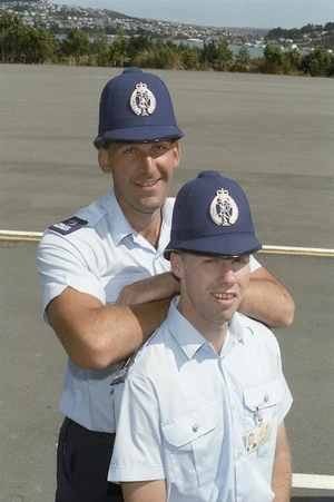 Constables Duncan Taylor, and Dean Goodall - Photograph taken by John Nicholson