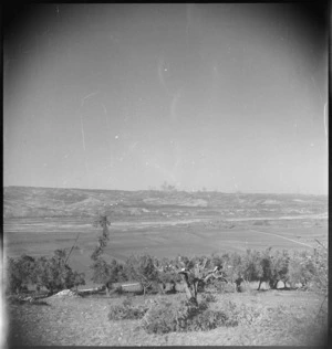 View from Mt Marcone looking towards Lanciano, Italy, World War II - Photograph taken by George Kaye