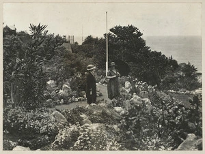 The gardens of the house Ben Lomond, Napier