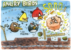 Slane, Christopher, 1957- :Angry Birds. 29 March 2012