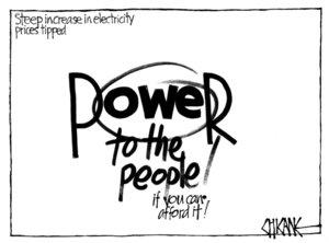 Winter, Mark 1958- :Power to the people! If you can afford it! 2 April 2012