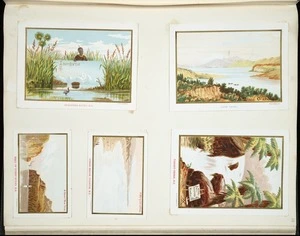 Archibald Dudingston Willis (Firm) :Breaksea Sound, N.Z. Lake Taupo. Tararu Creek, N.Z. Ocean Beach, Dunedin, N.Z. Head of Dusky Sound, N.Z. [ca 1885]