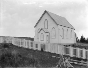 Church building, possibly at Waitotara