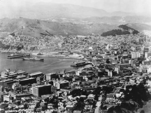 Wellington city and harbour