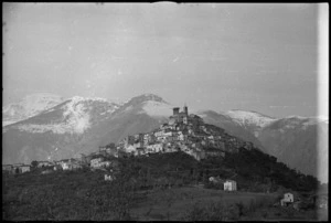 Typical Italian village just behind forward area of the NZ Sector, World War II - Photograph taken by George Kaye