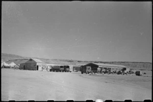 General view, looking west, of the NZ Electrical and Mechanical Engineers yard at Maadi Camp, Egypt - Photograph taken by George Bull