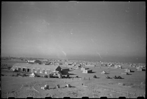 General view of NZ Armoured Training School at Maadi Camp, Egypt - Photograph taken by George Bull