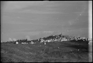 View of Castelfrentano, Italy, in World War II - Photograph taken by George Kaye