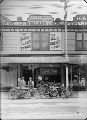 J Mallard & Son "Comet" cycle works, Colombo Street, Christchurch