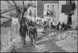One of the villages where NZ troops billetted in Italy during World War II - Photograph taken by George Kaye