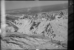 Aerial view of Atessa, Italy, World War II - Photograph taken by George Kaye