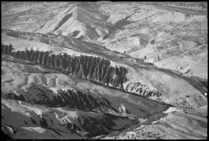 Aerial view of the terrain between Orsogna and Castelfrentano, Italy - Photograph taken by George Kaye
