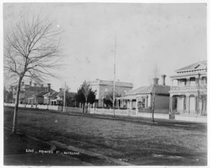 Burton Brothers, 1868-1898 (Firm, Dunedin) : Photograph of Princes Street, Auckland