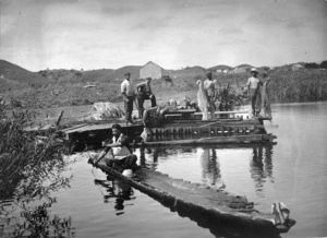 Flax industry workers