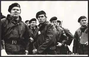 Members of the Police Armed Offenders Squad on an exercise