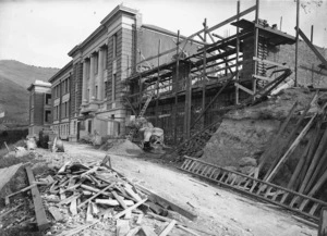 Wellington East Girls College west wing under construction