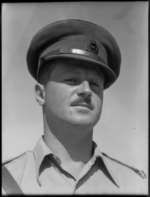 2nd Lieutenant W B Thomas, MC - Photograph taken by G Bull