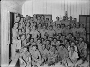 Soldiers at Waimarino District Reunion at Maadi, World War II - Photograph taken by G Bull