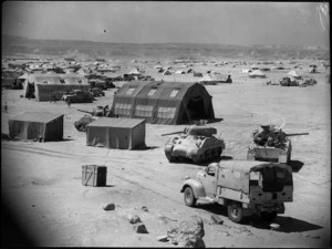 General view of 4th Armoured Brigade workshops in Maadi, Egypt - Photograph taken by George Kaye