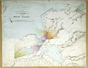 [Brees, Samuel Charles] 1810-1865 :Plan shewing the several points of view of the sketches illustrative of the West Coast. [1844 or 1845]