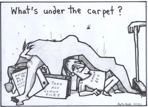 Doyle, Martin, 1956- :What's under the carpet?. 23 March 2012