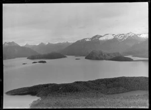 Lake Manapouri looking towards Southern Alps, Southland District