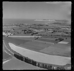 Manutuke District, showing rural area and looking out towards Poverty Bay