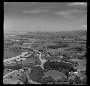 Manutuke District, Poverty Bay, showing rural area and Wharerata Road