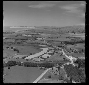 Manutuke District, Poverty Bay, showing rural area and Wharerata Road