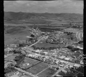 Kaitaia, Mangonui District, Northland, showing business area and surrounding houses