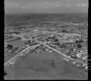 Kaikohe township, Northland, showing housing and streets