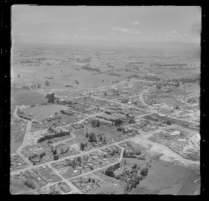 Putaruru, Waikato, showing housing and rural area